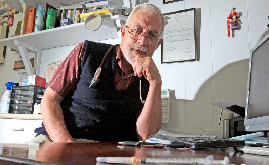Dr Graeme Burger in the Musgrave st Medical Centre. Dr Graeme Burger in the Musgrave st Medical Centre.