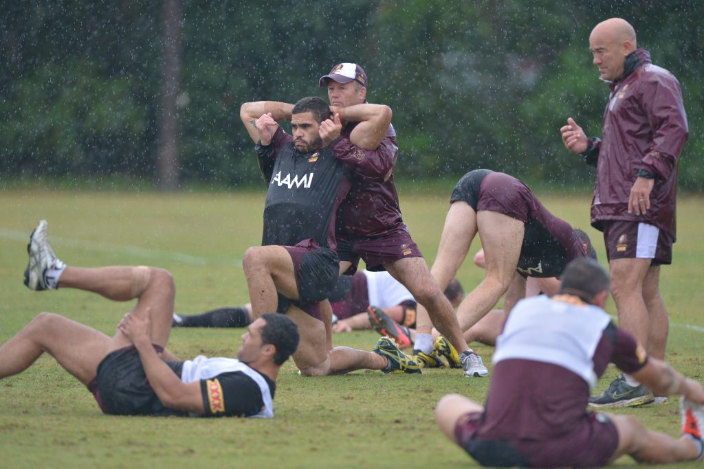Queensland State of Origin Rugby League team train at Coolum Palmer Resort. Greg Inglis. Photo: John McCutcheon / Sunshine Coast Daily Queensland State of Origin Rugby League team train at Coolum Palmer Resort. Greg Inglis. Photo: John McCutcheon / Sunshine Coast Daily
