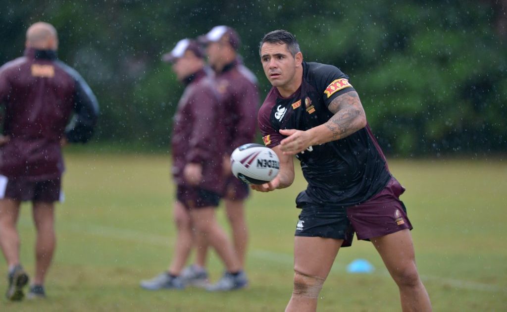 Queensland State of Origin Rugby League team train at Coolum Palmer Resort. Corey Parker. Photo: John McCutcheon / Sunshine Coast Daily Queensland State of Origin Rugby League team train at Coolum Palmer Resort. Corey Parker. Photo: John McCutcheon / Sunshine Coast Daily