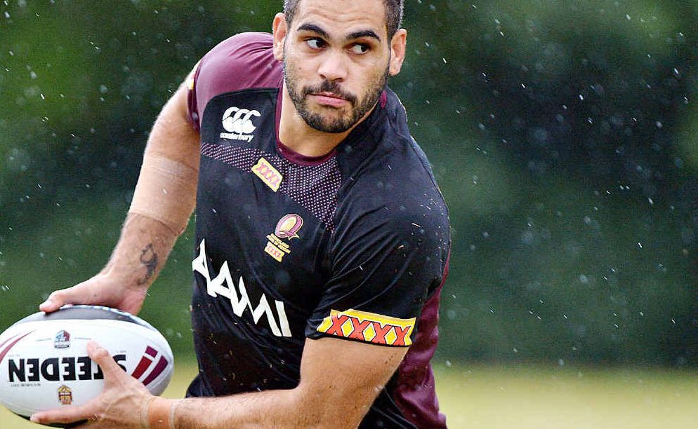 Greg Inglis trains at Coolum Palmer Resort on Thursday. Greg Inglis trains at Coolum Palmer Resort on Thursday.
