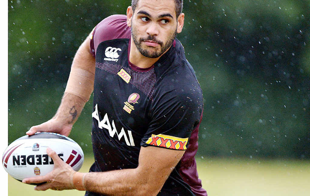 Greg Inglis trains at Coolum Palmer Resort on Thursday. Greg Inglis trains at Coolum Palmer Resort on Thursday.