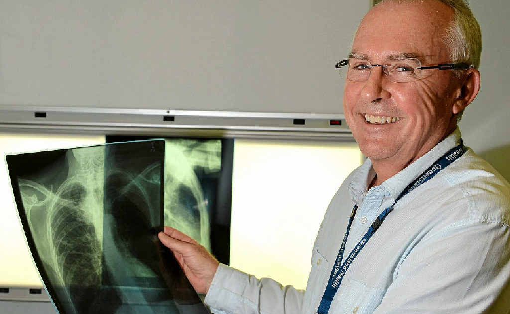 Dr Michael Bint is promoting healthy lungs for a healthy life as part of World No Tobacco Day today. Dr Michael Bint is promoting healthy lungs for a healthy life as part of World No Tobacco Day today.