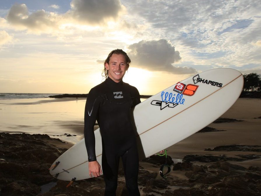 Local Surfer Clint Guest is competing in this weekends Queensland Longboard Titles.