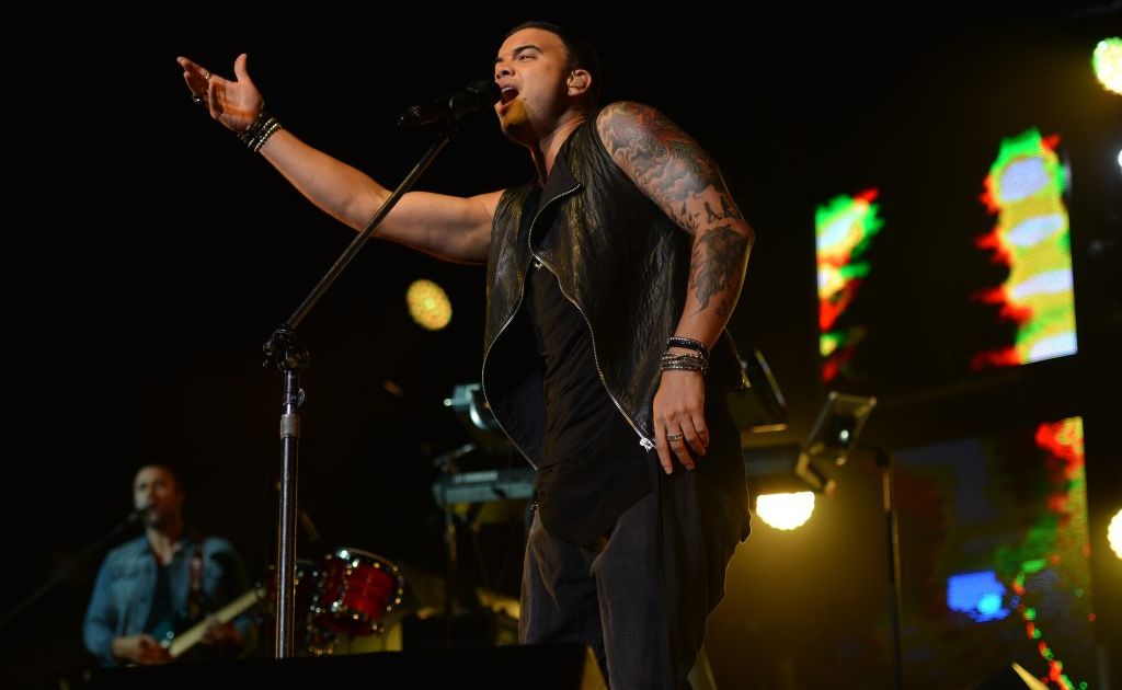 Guy Sebastian on stage at Mackay's Bluewater Quay, as part of his 'Get Along' tour. Guy Sebastian on stage at Mackay's Bluewater Quay, as part of his 'Get Along' tour.