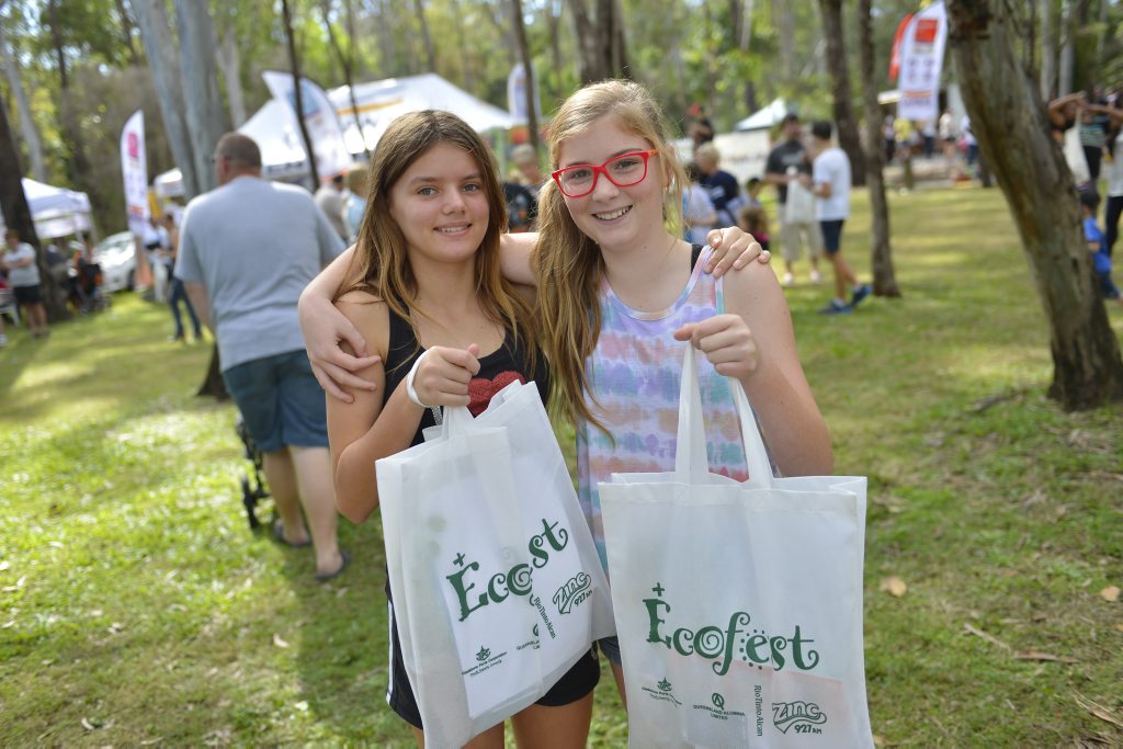 Maggie Gibson, 13 and Mikael Bobart, 12, at the 2013 Ecofest. Maggie Gibson, 13 and Mikael Bobart, 12, at the 2013 Ecofest.