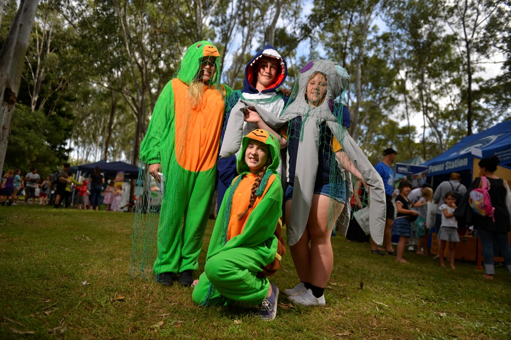 Making the most of the 2013 Ecofest event at the Tondoon Botanical Gardens are Bree Cruz, 14, Bonnie Young, 14, Rowan Lindley, 14, and Beth Heycox, 14. Making the most of the 2013 Ecofest event at the Tondoon Botanical Gardens are Bree Cruz, 14, Bonnie Young, 14, Rowan Lindley, 14, and Beth Heycox, 14.
