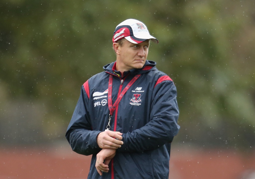Melbourne Demons coach Mark Neeld.
Melbourne Demons coach Mark Neeld.