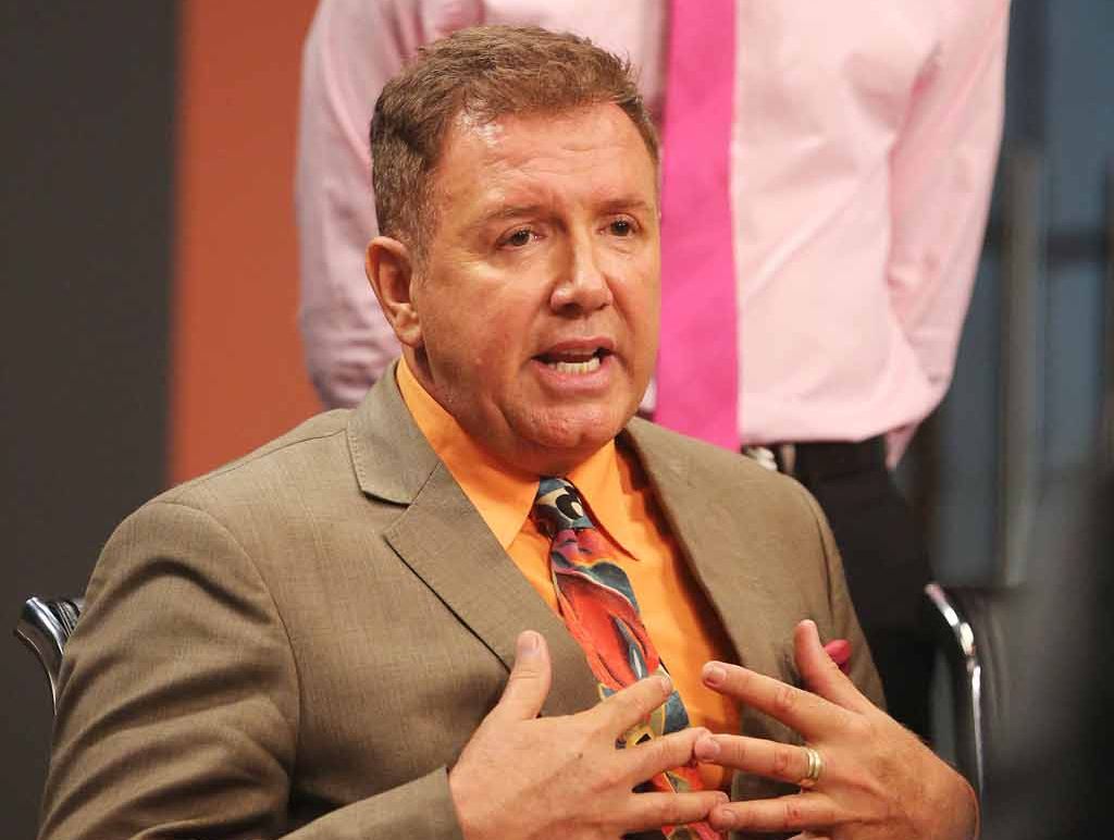 Peter Everett pictured with team mate John Steffensen.