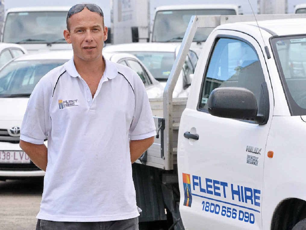 SHINING EXAMPLE: Quintin Benning’s Fleet Hire business at Maroochydore has been chosen by the Commonwealth Bank as a small business role model. SHINING EXAMPLE: Quintin Benning’s Fleet Hire business at Maroochydore has been chosen by the Commonwealth Bank as a small business role model.
