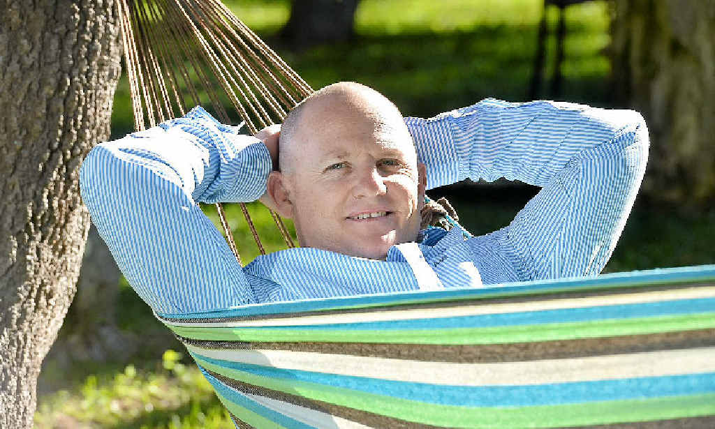 Former Broncos rugby league player Kerrod Walters says he is lucky to be alive after a recent heart attack. Former Broncos rugby league player Kerrod Walters says he is lucky to be alive after a recent heart attack.