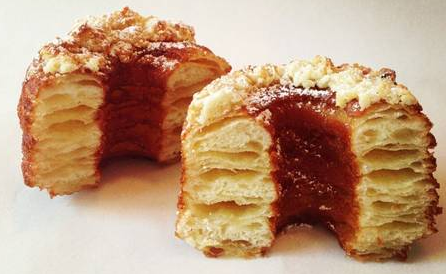 The current vogue is for a bit of deep-fried pastry. The current vogue is for a bit of deep-fried pastry.