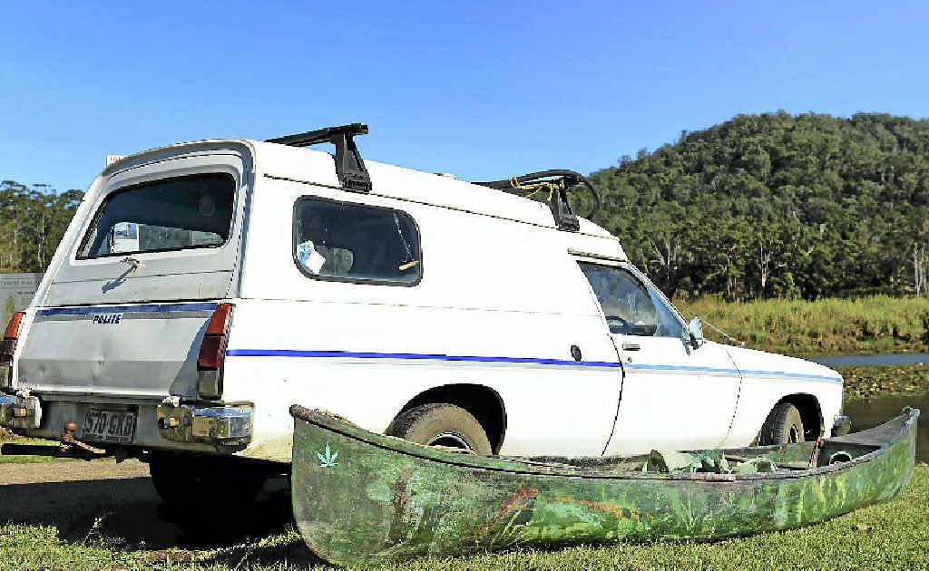 MISSING: The van and kayak of Nimbin man John Barrett, found at Clarrie Hall dam. MISSING: The van and kayak of Nimbin man John Barrett, found at Clarrie Hall dam.