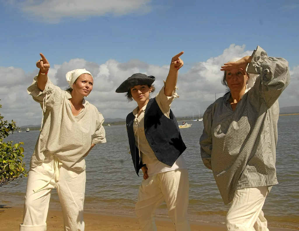 STRANGE LAND: Actors portray the historic Cook landing at 2011’s Captain Cook 1770 Festival. STRANGE LAND: Actors portray the historic Cook landing at 2011’s Captain Cook 1770 Festival.