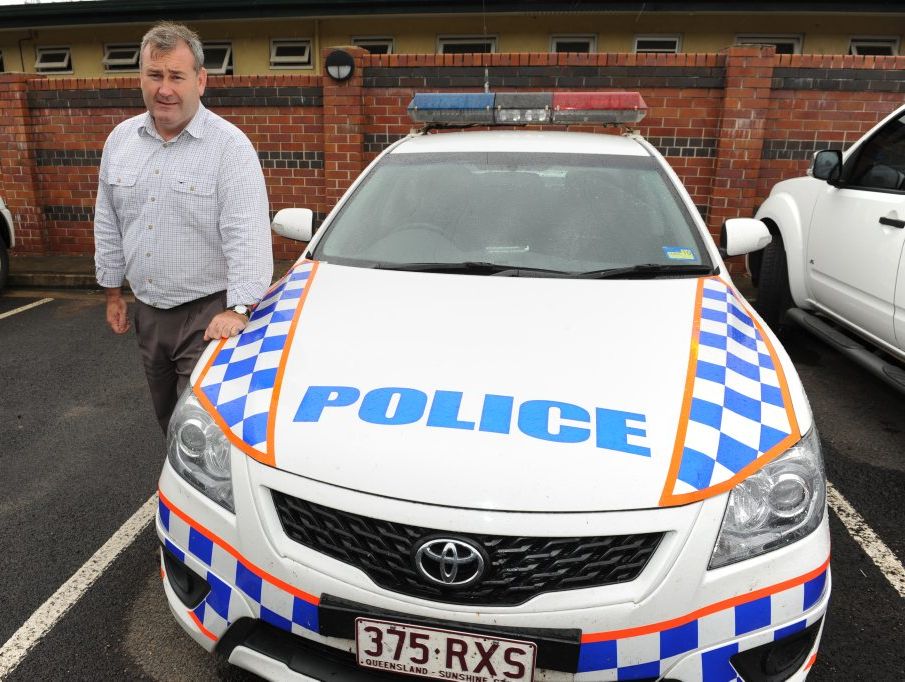 TOUGH MESSAGE: Minister for Police and Community Safety Jack Dempsey discusses the introduction of tougher hoon legislation. Photo: Mike Knott / NewsMail