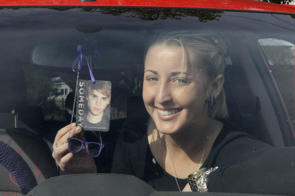 Laura Harrigan hopes to meet her idol Justin Bieber this year; a dream she has been working towards for four years. Laura Harrigan hopes to meet her idol Justin Bieber this year; a dream she has been working towards for four years.
