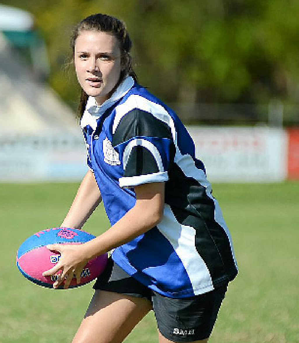 KATIE PORTER (St Mary’s Casino) finds some space in the game against St Joseph’s Banora Point. KATIE PORTER (St Mary’s Casino) finds some space in the game against St Joseph’s Banora Point.
