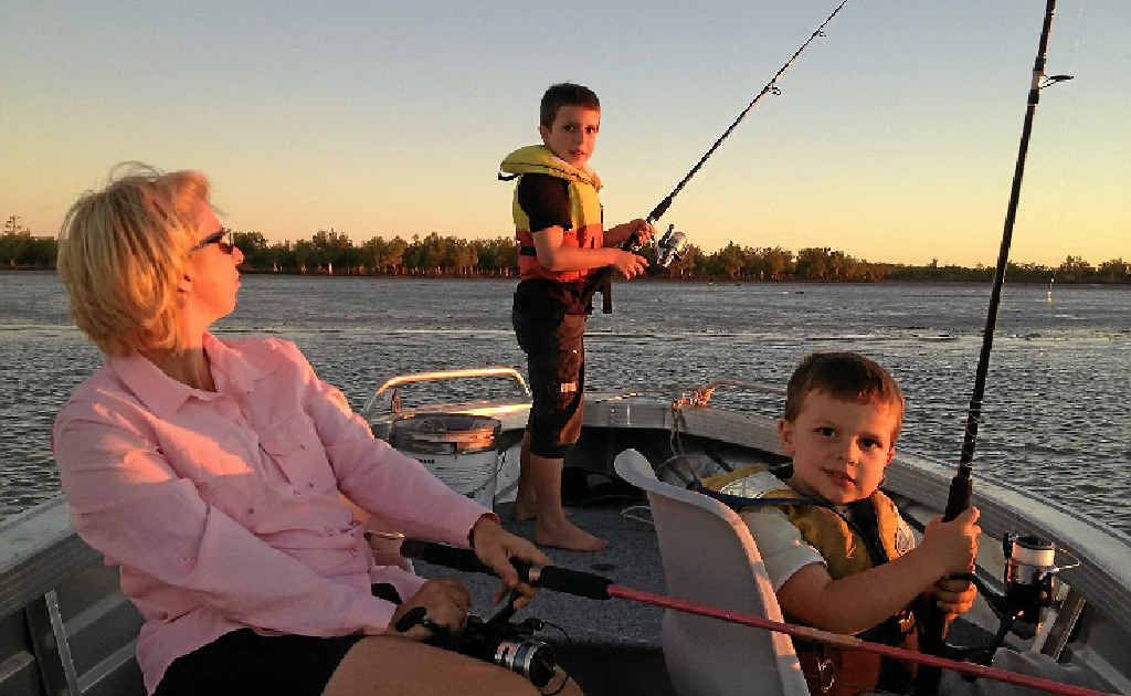 GOT THE SKILLS: Nicole Dylan and Cooper Price enjoys the fishing at sunset. GOT THE SKILLS: Nicole Dylan and Cooper Price enjoys the fishing at sunset.