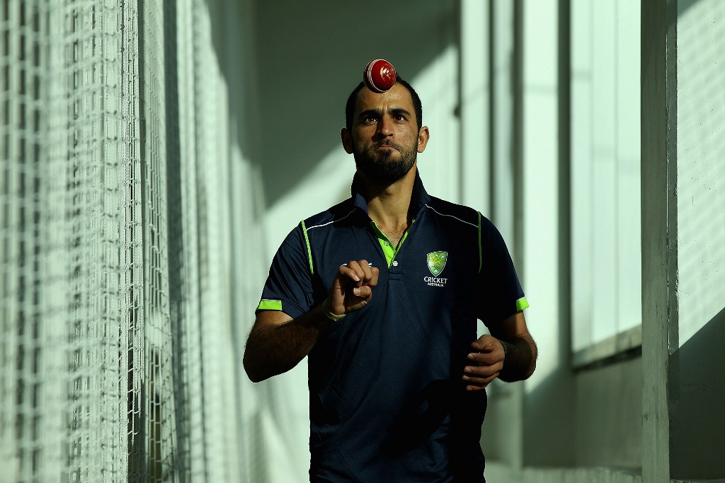 Fawad Ahmed poses for pictures after speaking to the media during a Cricket Australia press conference at Melbourne Cricket Ground on June 6, 2013 in Melbourne, Australia. Cricket Australia today announced the inclusion of Ahmed in the Australia A tour of the British Isles. Fawad Ahmed poses for pictures after speaking to the media during a Cricket Australia press conference at Melbourne Cricket Ground on June 6, 2013 in Melbourne, Australia. Cricket Australia today announced the inclusion of Ahmed in the Australia A tour of the British Isles.