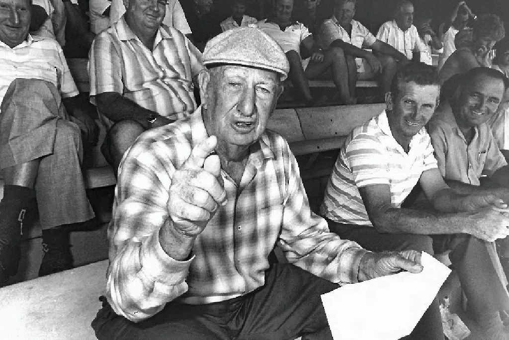 Rex Pilbeam convenes a meeting of the trainers, bookmakers and the Rockhampton Jockey Club to support Minister for Racing, Russell Hinze. Mr Pilbeam was a well-known punter. Rex Pilbeam convenes a meeting of the trainers, bookmakers and the Rockhampton Jockey Club to support Minister for Racing, Russell Hinze. Mr Pilbeam was a well-known punter.