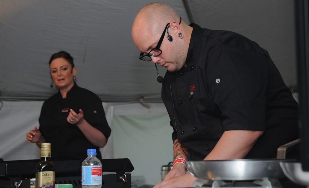 Steph and Dan Mulheron gave a cooking demonstration at last year's Relish Food and Wine Festival. Steph and Dan Mulheron gave a cooking demonstration at last year's Relish Food and Wine Festival.