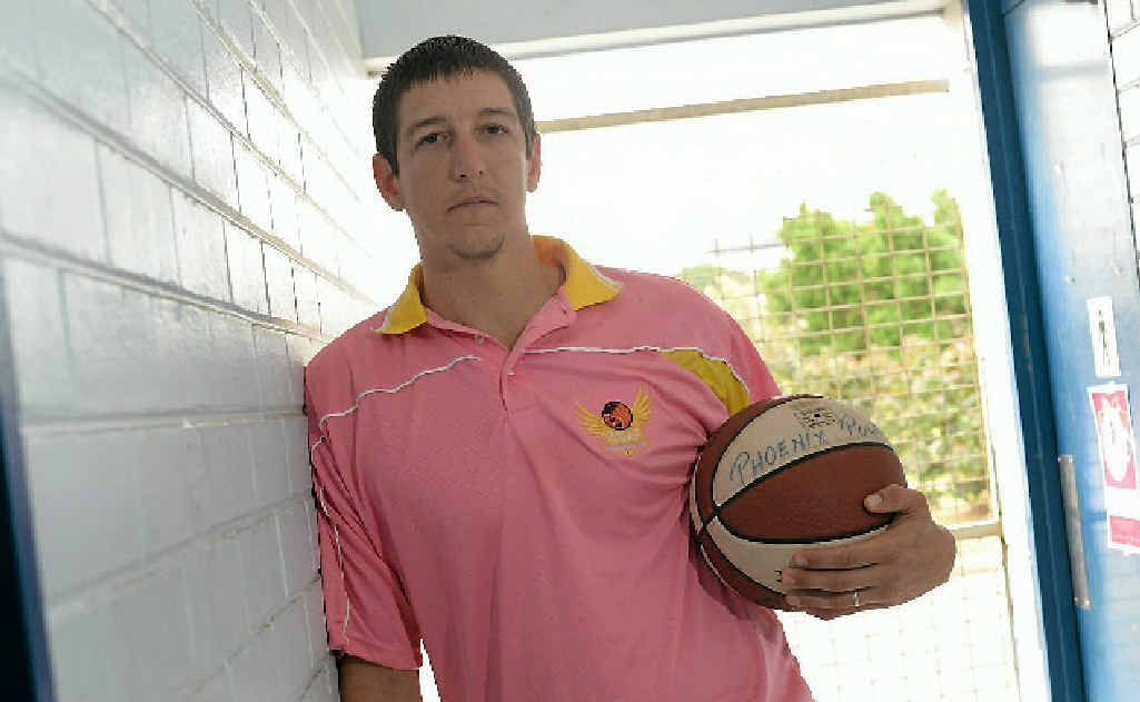 Gladstone Phoenix Power's basketball teams will be wearing pink this weekend to help raise money for the McGrath Foundation. Pictured is coach Dale Iwanicki. Gladstone Phoenix Power's basketball teams will be wearing pink this weekend to help raise money for the McGrath Foundation. Pictured is coach Dale Iwanicki.