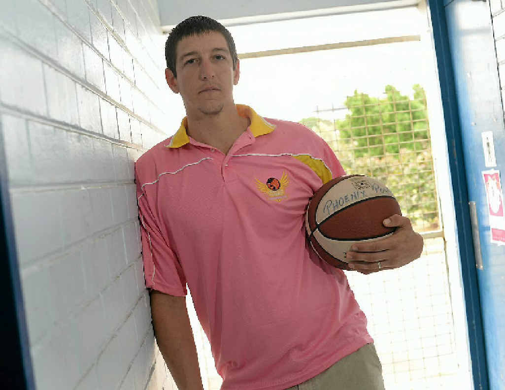 Gladstone Phoenix Power's basketball teams will be wearing pink this weekend to help raise money for the McGrath Foundation. Pictured is coach Dale Iwanicki. Gladstone Phoenix Power's basketball teams will be wearing pink this weekend to help raise money for the McGrath Foundation. Pictured is coach Dale Iwanicki.