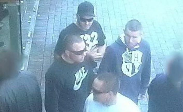 Police want to speak to these men. Police want to speak to these men.
