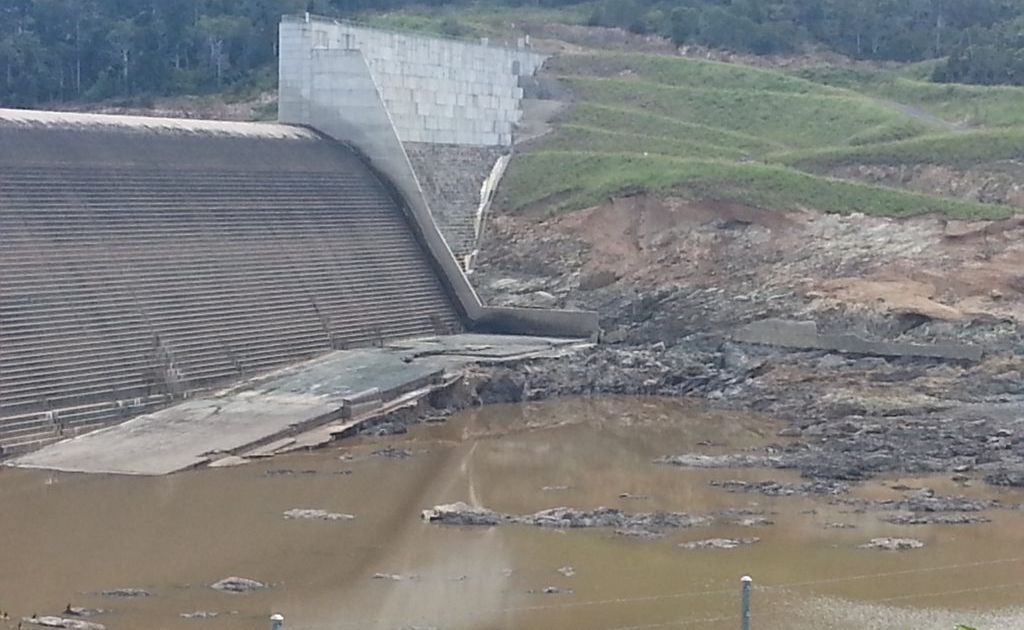 Paradise Dam before the repair work began. Photo Contributed Paradise Dam before the repair work began. Photo Contributed