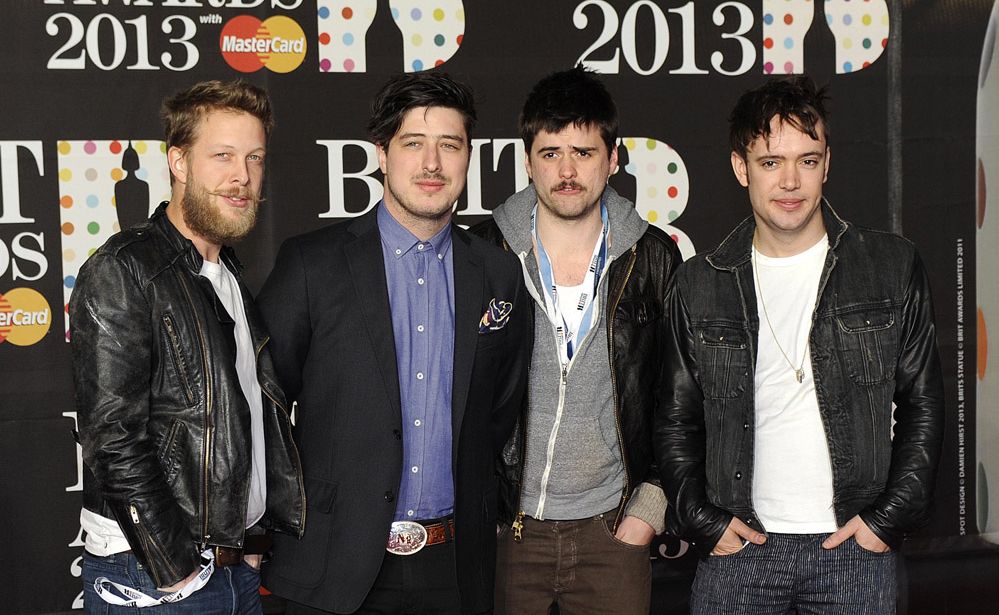 (From left) Ted Dwane, Marcus Mumford, Winston-Marshall and Ben Lovett of Mumford & Sons. (From left) Ted Dwane, Marcus Mumford, Winston-Marshall and Ben Lovett of Mumford & Sons.