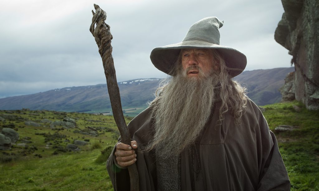 Ian McKellen in a scene from the movie The Hobbit: An Unexpected Journey. Ian McKellen in a scene from the movie The Hobbit: An Unexpected Journey.