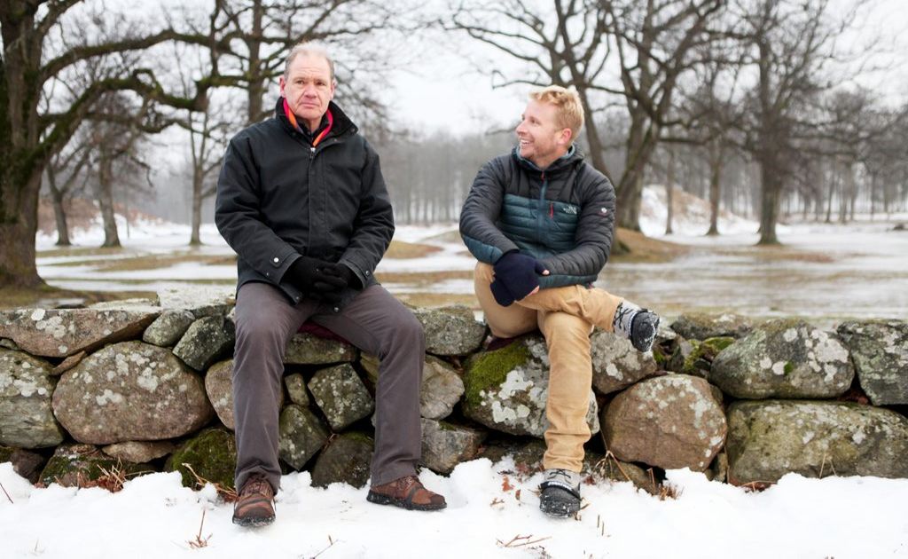 Hamish MacDonald, right, pictured interviewing convicted murderer and writer Erwin James in a scene from his current affairs TV series The Truth Is. Hamish MacDonald, right, pictured interviewing convicted murderer and writer Erwin James in a scene from his current affairs TV series The Truth Is.