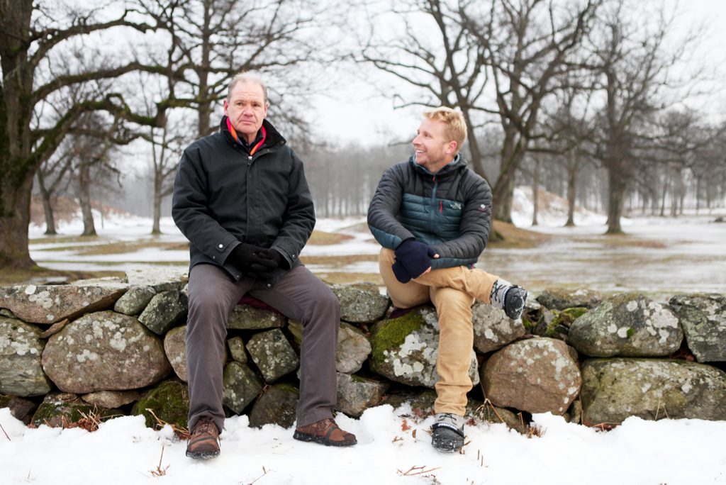 Hamish MacDonald, right, pictured interviewing convicted murderer and writer Erwin James in a scene from his current affairs TV series The Truth Is. Hamish MacDonald, right, pictured interviewing convicted murderer and writer Erwin James in a scene from his current affairs TV series The Truth Is.