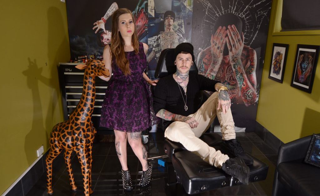 MOODY HUES: Amp up the glamour factor with dark hues. Kristi wears a Otto Mode Lydia dress ($65) and Tyson wears a YD Malkin L/S Knit ($79.95) and Afends Skinny Jean/Chino ($99.95) from Gladstone's E-Male Lifestyle. MOODY HUES: Amp up the glamour factor with dark hues. Kristi wears a Otto Mode Lydia dress ($65) and Tyson wears a YD Malkin L/S Knit ($79.95) and Afends Skinny Jean/Chino ($99.95) from Gladstone's E-Male Lifestyle.