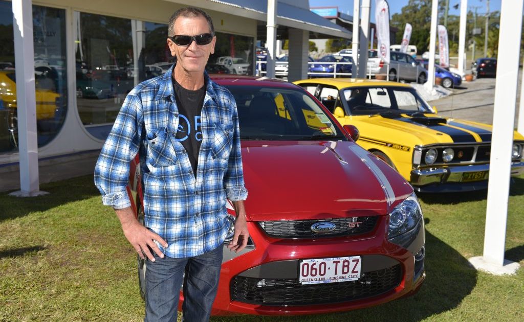 Gary Hanshaw shows off his FPV FG GT Ford 2013. Gary Hanshaw shows off his FPV FG GT Ford 2013.