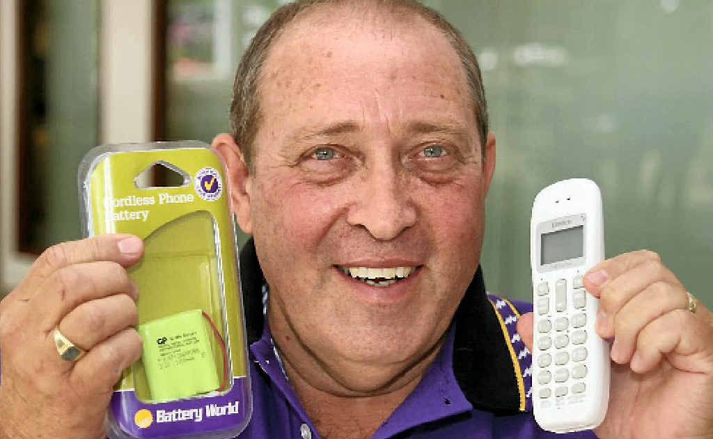 Battery World owner Gabe Giannangelo said their research showed many people tossed out cordless phones when all they needed was a new battery. Battery World owner Gabe Giannangelo said their research showed many people tossed out cordless phones when all they needed was a new battery.