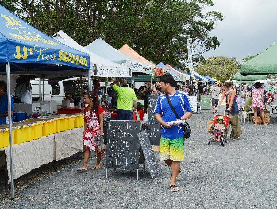 The Byron Bay Farmers Market. The Byron Bay Farmers Market.