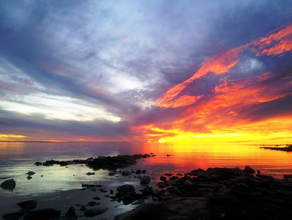 Sunset at Gatakers Bay.