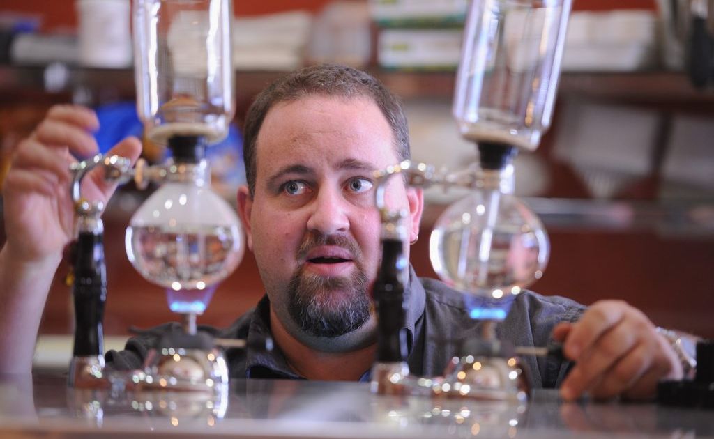Coffee making for Maryborough barrista Andrew Duggan is not only a passion, it is a science. Coffee making for Maryborough barrista Andrew Duggan is not only a passion, it is a science.
