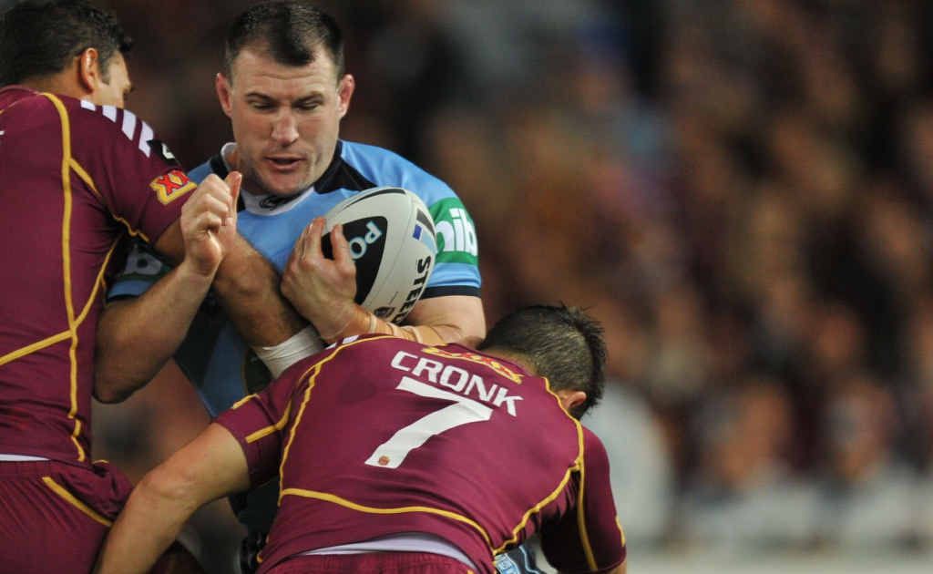 NSW captain Paul Gallen is sure to receive a spirited welcome from the Maroons pack when he takes to Suncorp Stadium next week for Origin 2. NSW captain Paul Gallen is sure to receive a spirited welcome from the Maroons pack when he takes to Suncorp Stadium next week for Origin 2.