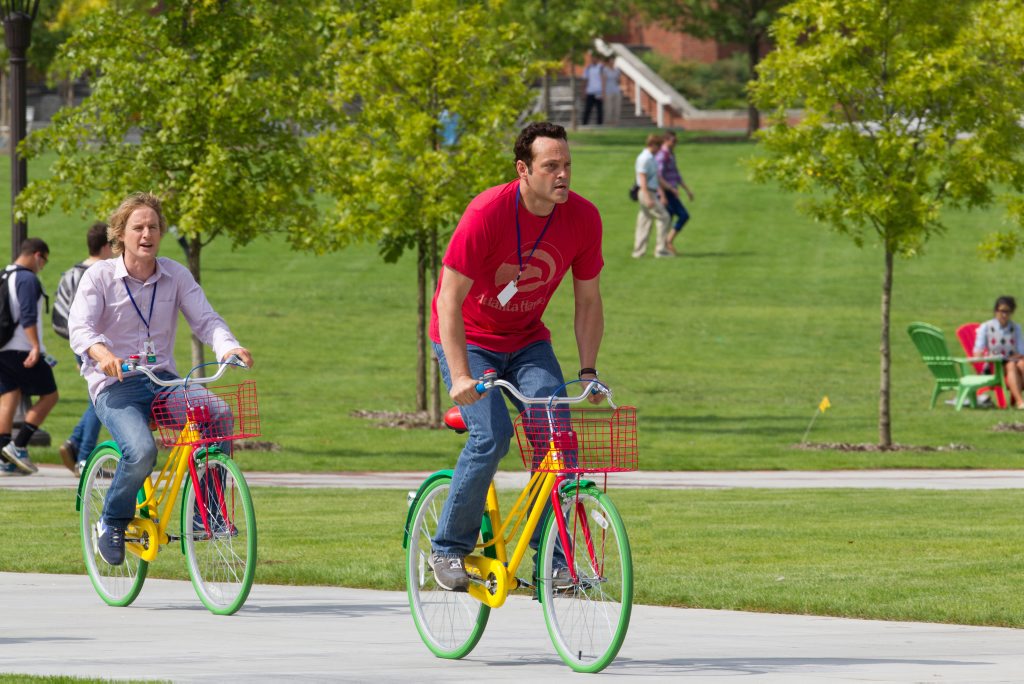 Owen Wilson, left, and Vince Vaughn in a scene from the movie The Internship. Owen Wilson, left, and Vince Vaughn in a scene from the movie The Internship.