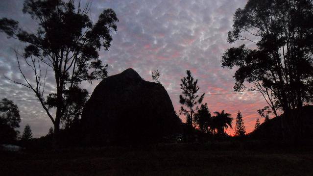 Mt Tibrogargen at sunset. Photo: Kate Tee