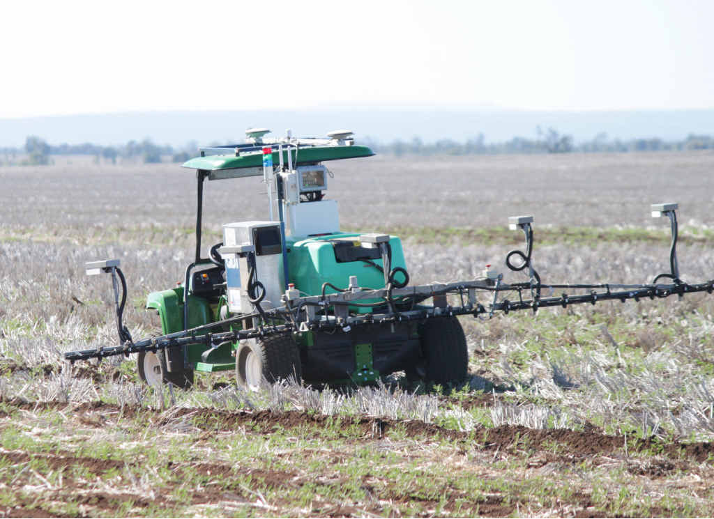 TIRELESS WORKER: The AgBot during trials at the Bates family property, Bendee, east of Gindie. TIRELESS WORKER: The AgBot during trials at the Bates family property, Bendee, east of Gindie.