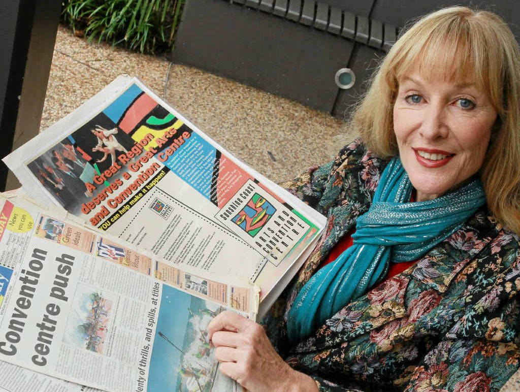 CHRISTMAS PRESENT: Former Maroochy Shire mayor Alison Barry-Jones wants the Coast’s entertainment and arts centre back high on the list of local priorities. CHRISTMAS PRESENT: Former Maroochy Shire mayor Alison Barry-Jones wants the Coast’s entertainment and arts centre back high on the list of local priorities.