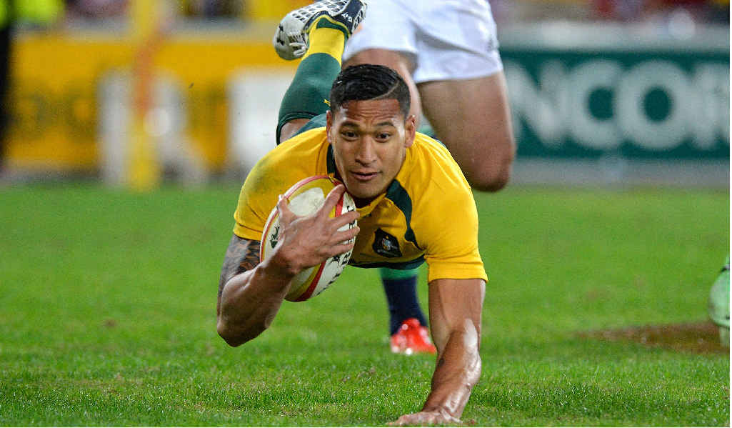 Israel Folau's game knowledge, off-load ability and fluency of feet in attack were a delight to watch. Israel Folau's game knowledge, off-load ability and fluency of feet in attack were a delight to watch.
