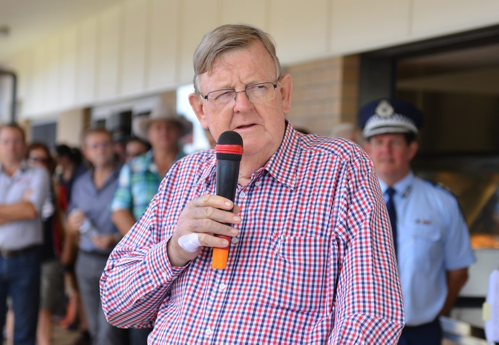 OFFICIAL OPENING: Member for Hinkler Paul Neville at the opening of Bundaberg Regional Athletics Facility. Photo: Scottie Simmonds / NewsMail OFFICIAL OPENING: Member for Hinkler Paul Neville at the opening of Bundaberg Regional Athletics Facility. Photo: Scottie Simmonds / NewsMail
