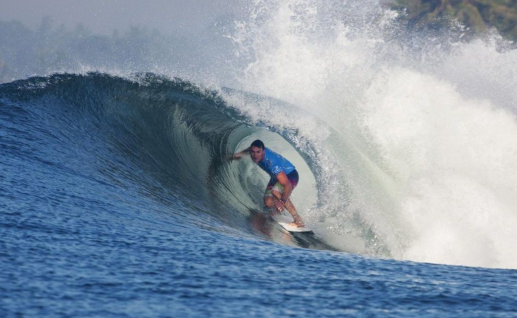 Joel Parkinson in the Tube at Keramis, Bali. Photo: Kirstin Scholtz/ASP Joel Parkinson in the Tube at Keramis, Bali. Photo: Kirstin Scholtz/ASP