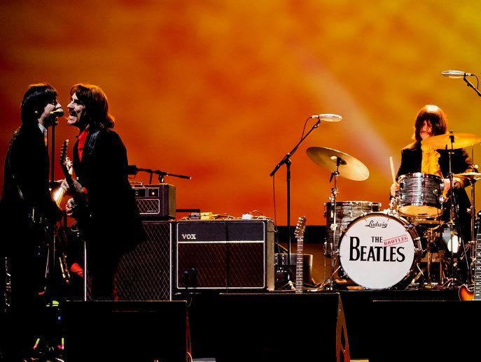 Beatles tribute band The Bootleg Beatles. Beatles tribute band The Bootleg Beatles.