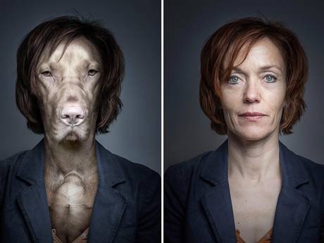 Photographer Sebastian Magnani has used photo manipulation to create these images showing the resemblance between dogs and their owners Photographer Sebastian Magnani has used photo manipulation to create these images showing the resemblance between dogs and their owners