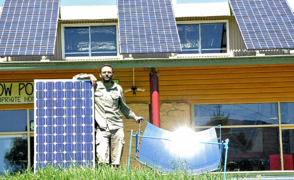 LIFE CHANGING: Rainbow Power Company company director Paul O’Reilly with examples of the company’s product that will be exported to Papua New Guinea. LIFE CHANGING: Rainbow Power Company company director Paul O’Reilly with examples of the company’s product that will be exported to Papua New Guinea.
