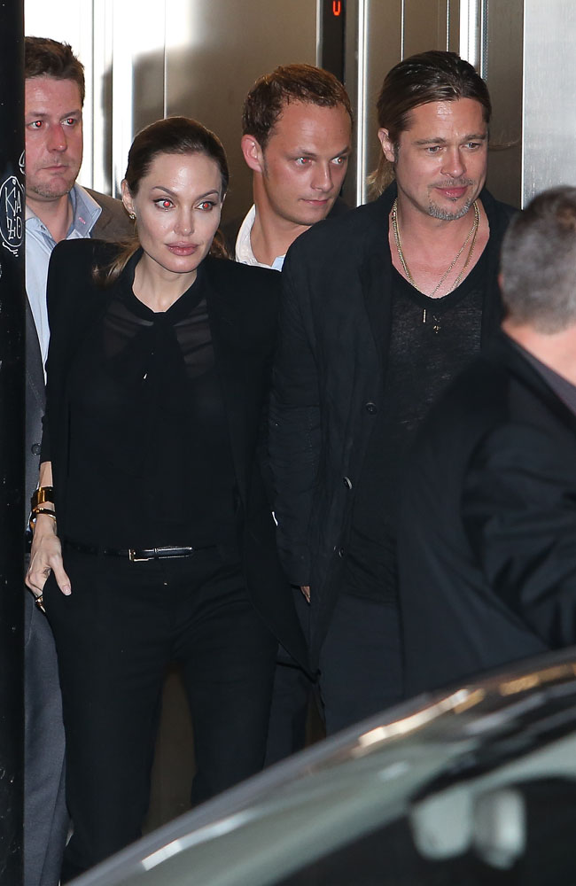 Brad Pitt and Angelina Jolie Brad Pitt and Angelina Jolie